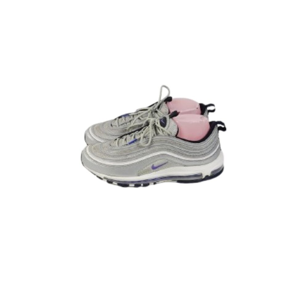Nike Air Max 97 Men's Metallic Silver Purple Bullet Athletic Sneaker Size 11.5